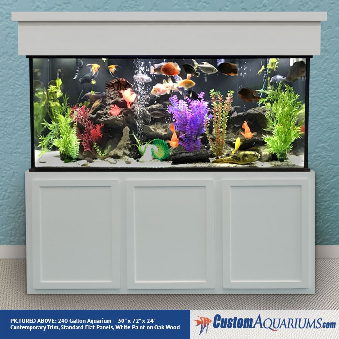 ballon compleet Draad 240 Gallon Aquarium - Custom Glass Fish Tank - Custom Aquariums